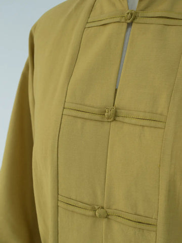 LIYANG - OLIVE MUSTARD MANDARIN CO-ORD