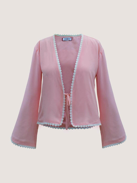 PINK BLUSH - TIE FRONT TOP