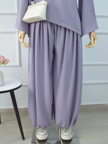 ILYRA - LILAC BALLOON PANTS