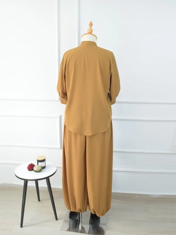 ZINNIA - MUSTARD BALLOON PANTS