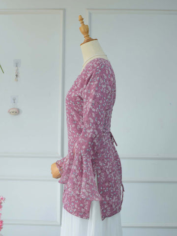 INARA - MAUVE FLORAL FAIRY KURTI
