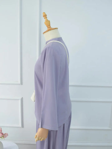 ILYRA - LILAC ASYMMETRICAL TOP