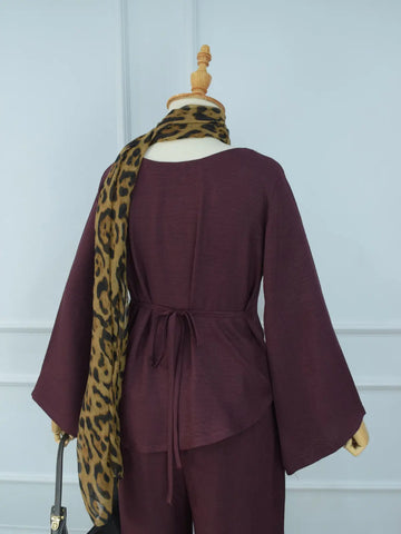 CHERRY COLA - MAROON CO-ORD