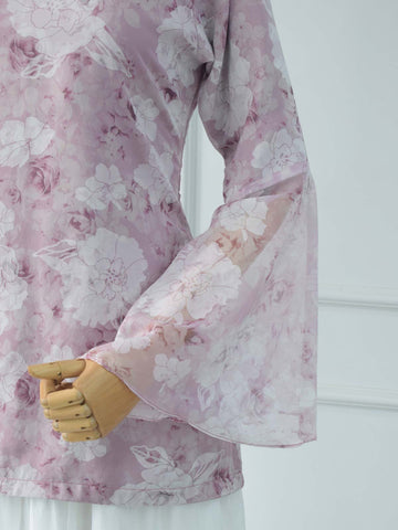 SERINA - MAUVE FLORAL FAIRY KURTI
