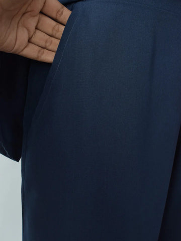 YULAN - DARK BLUE MANDARIN CO-ORD