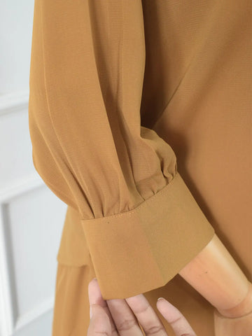 ZINNIA - MUSTARD OVERSIZED BUTTON DOWN SHIRT