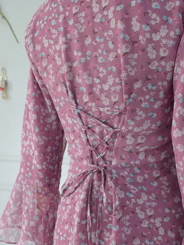 INARA - MAUVE FLORAL FAIRY KURTI