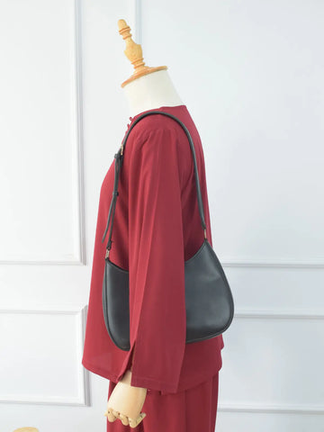 RAVELLE - MAROON TOP