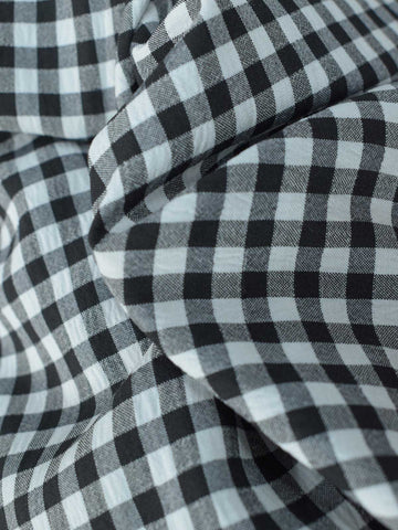 GINGHAM - BLACK & WHITE CHECKERED 3 TIERED SKIRT