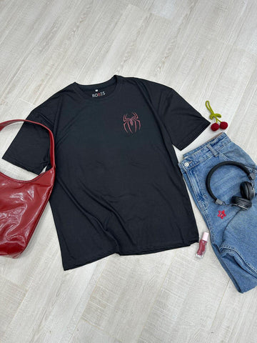 SPIDEY - BLACK OVERSIZED T-SHIRT