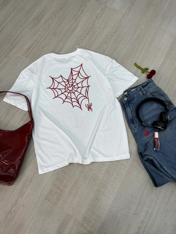 SPIDEY - WHITE OVERSIZED T-SHIRT