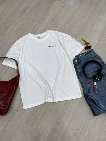 ENDURE - WHITE OVERSIZED T-SHIRT