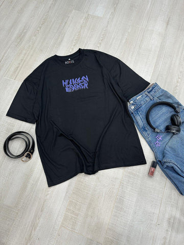HUMAN ERROR - BLACK OVERSIZED T-SHIRT