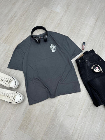 EMPTY CANVAS - GREY OVERSIZED T-SHIRT