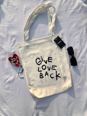 GIVE LOVE BACK TOTE BAG