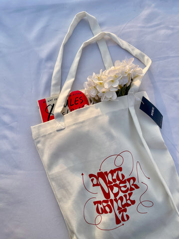 DONT OVERTHINK IT TOTE BAG