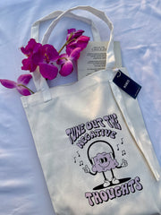TUNE OUT THE NEGATIVE THOUGHTS TOTE BAG