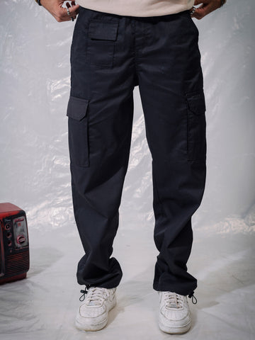 BLACK BAGGY PARACHUTE CARGO