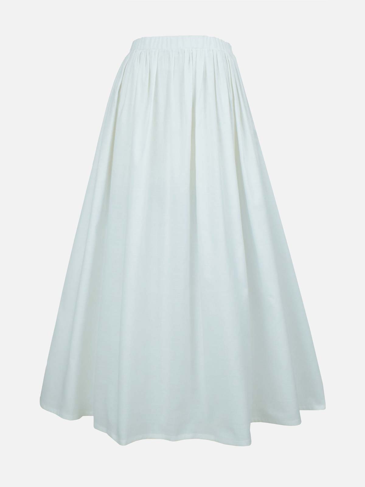 ZARA - WHITE COTTON SKIRT