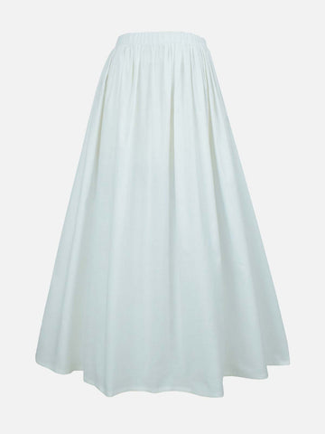 ZARA - WHITE COTTON SKIRT