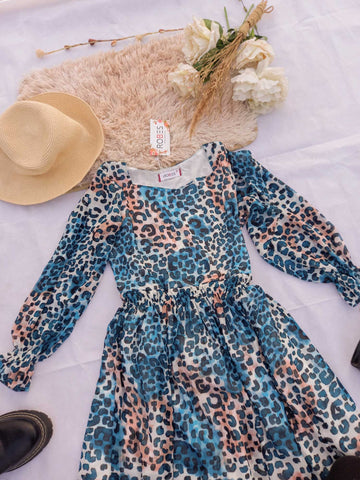 YALE BLUE LEOPARD MAXI - ROBES